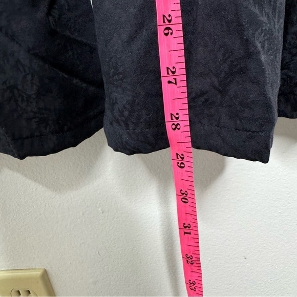 Onia navy blue printed wide leg slit pants xs - Picture 8 of 9